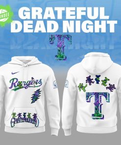 Texas Rangers Grateful Dead Night Hoodie Music Tribute Edition