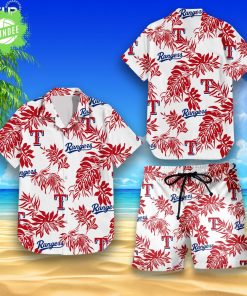 Texas Rangers Hawaiian Shirt & Shorts Set