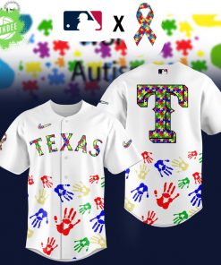 Texas Rangers MLB Autism Awareness Special Edition 2025 Baseball Jersey