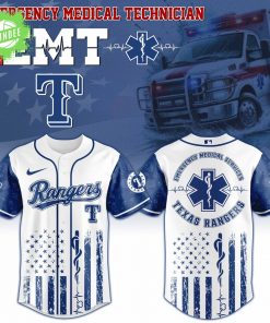 Texas Rangers MLB Emergency Medical Technician Appreciation Night Limited Edition Jersey
