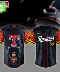 Texas Rangers MLB x Superman Baseball Jersey Editions Limited 2025 – Limited Edition Superhero Baseball Gear