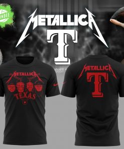 Texas Rangers Metallica Night T-Shirt