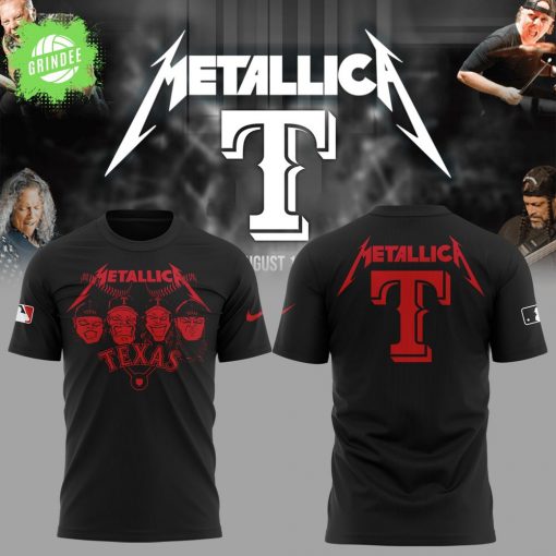 Texas Rangers Metallica Night T-Shirt