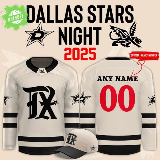 Texas Rangers x Dallas Stars Night Hockey Jersey 2025 Limited Edition