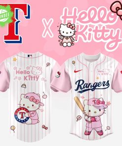 Texas Rangers x Hello Kitty Night 2025 Baseball Jersey Limited Edition