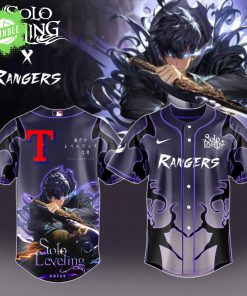 Texas Rangers x Solo Leveling Exclusive Baseball Jersey – Anime x MLB Crossover