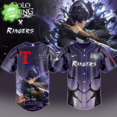 Texas Rangers x Solo Leveling Exclusive Baseball Jersey – Anime x MLB Crossover