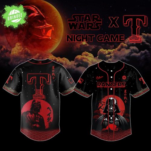 Texas Rangers x Star Wars Baseball Jersey – Night Game Limited Edition 2025