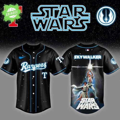 Texas Rangers x Star Wars Luke Skywalker Night Jersey – Jedi Baseball Night Edition