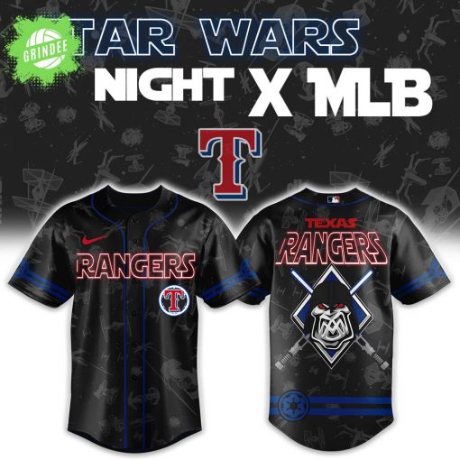 Texas Rangers x Star Wars Night 2025 Baseball Jersey – Limited Edition Sci-Fi MLB Gear