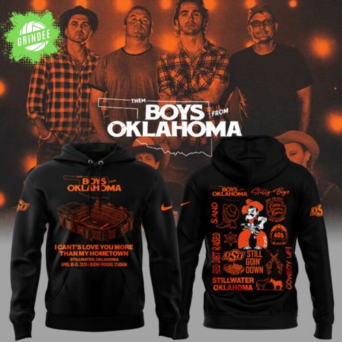 The Boys from Oklahoma Black Hoodie