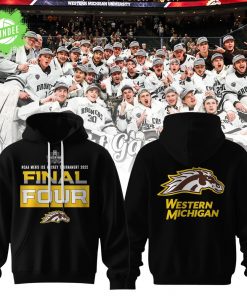 The Western Michigan Broncos 2025 NCAA Men’s Ice Hockey Tournament Final Four Black Hoodie – Limited Edition NCAA Apparel