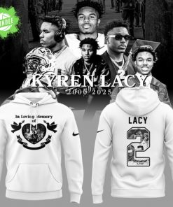 Tigers Football RIP Kyren Lacy White Hoodie – Tribute Limited Edition