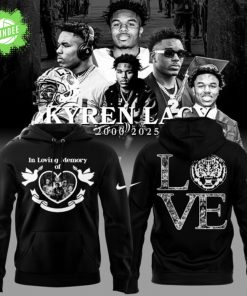 Tigers Football RIP Lacy Black Hoodie – Memorial Special Edition