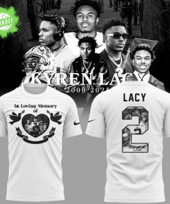 Tigers Football RIP Lacy White T-Shirt – Memorial Sportswear