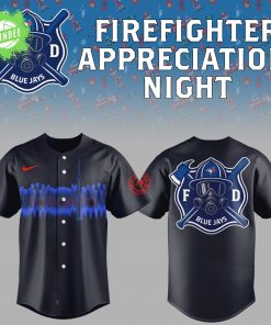 Toronto Blue Jays Firefighter Appreciation Night 2025 Baseball Jersey