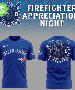 Toronto Blue Jays Firefighter Appreciation Night 2025 T-Shirt