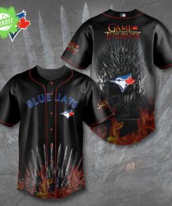 Toronto Blue Jays Game of Thrones Baseball Jersey House Blue Jays