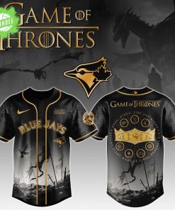 Toronto Blue Jays Game of Thrones Night Game Exclusive Design Jersey