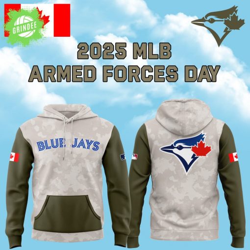 Toronto Blue Jays MLB Armed Forces Day 2025 Hoodie – Special Design