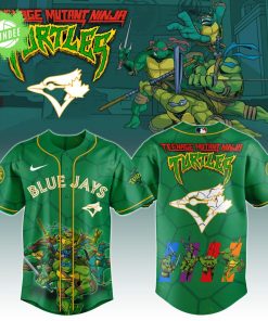 Toronto Blue Jays MLB x Ninja Turtles Baseball Jersey Editions Limited – TMNT Crossover Baseball Gear