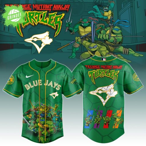 Toronto Blue Jays MLB x Ninja Turtles Baseball Jersey Editions Limited – TMNT Crossover Baseball Gear
