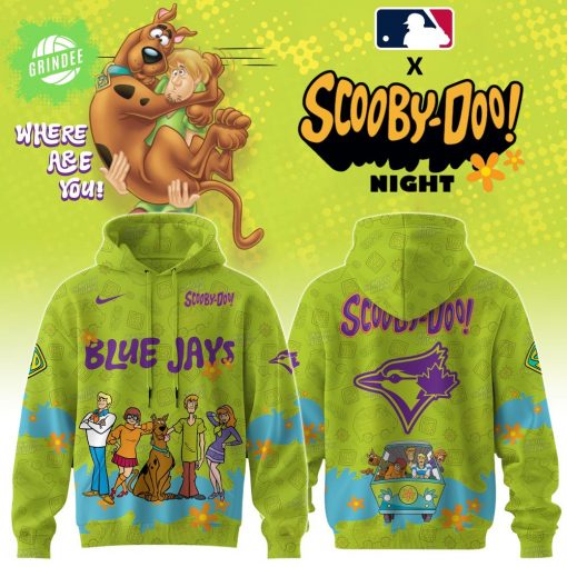 Toronto Blue Jays MLB x Scooby Doo Hoodie Editions Limited – Mystery Machine Baseball Apparel
