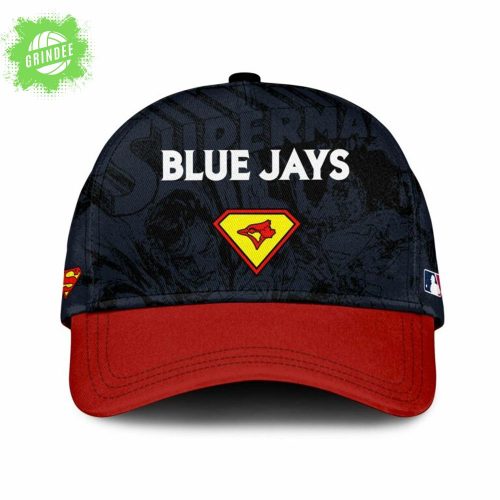 Toronto Blue Jays MLB x Superman Baseball Jersey Editions Limited 2025 – DC Comics x MLB Special Edition