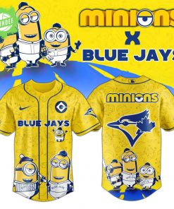 Toronto Blue Jays x Minions Exclusive Baseball Jersey – Cartoon x MLB Limited Edition