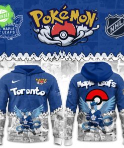 Toronto Maple Leafs x Pokémon Staraptor 2025 Combo Hoodie – Anime x NHL Collaboration