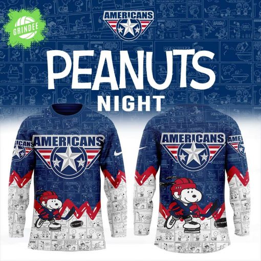 Tri-City Americans 75th Anniversary Peanuts Hockey Jersey
