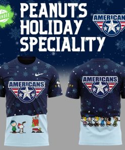 Tri-City Americans Peanuts & Snoopy Navy Nike T-Shirt