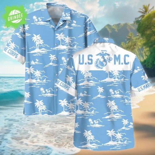 U.S. Marine Corps Hawaiian Shirt