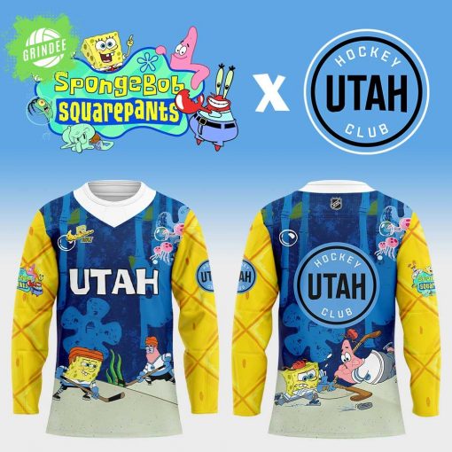 Utah x SpongeBob SquarePants Hockey Jersey Special Edition