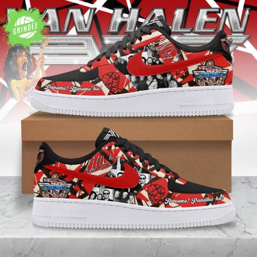 Van Halen Air Force 1 Custom Sneakers – Panama Rock Band Tribute Shoes