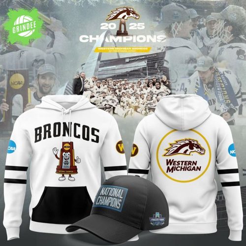 WMU 2025 NCAA Men’s Hockey National Champions Hoodie