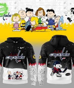 Washington Capitals 75th Anniversary Peanuts Hoodie – Snoopy Collection