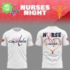 Washington Capitals Nurses Night 2025 Red T-Shirt