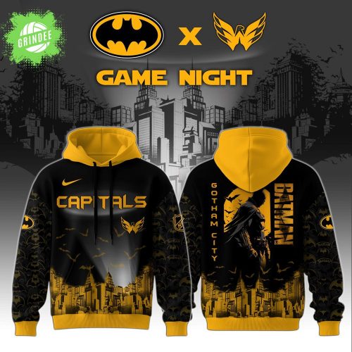 Washington Capitals x DC Batman Game Night Special Edition Hoodie
