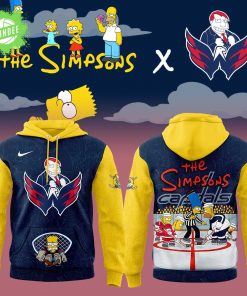 Washington Capitals x Simpsons Series Hoodie – Cartoon Collaboration
