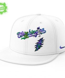 Washington Nationals Grateful Dead Night Baseball Jersey and Flat Cap Set