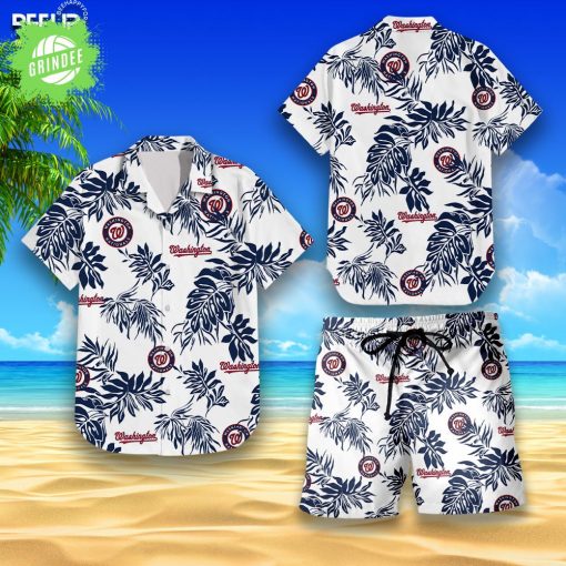 Washington Nationals Hawaiian Shirt & Shorts Set