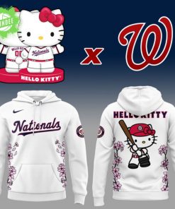 Washington Nationals Hello Kitty Cherry Blossom Hoodie Limited