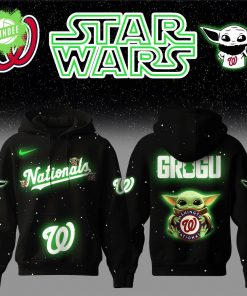 Washington Nationals x Star Wars Baby Yoda Hoodie – Galactic Game Night Fan Hoodie