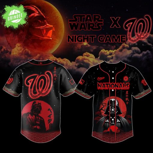 Washington Nationals x Star Wars Baseball Jersey – Night Game Limited Edition 2025