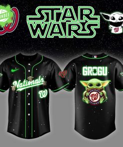 Washington Nationals x Star Wars Grogu Night Jersey – Baby Yoda Fan Baseball Gear