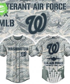 Washington Nationals x Veteran U.S. Air Force 2025 Baseball Jersey – Military Tribute MLB Jersey