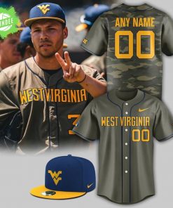 West Virginia Baseball Armed Forces Jersey 2025