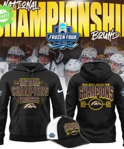 Western Michigan Broncos Hoodie Frozen Four Championship 2025