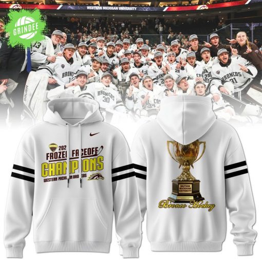 Western Michigan University Bronco Hockey The NCHC Champs Hoodie Limited Edition – NCAA Collector’s Hoodie